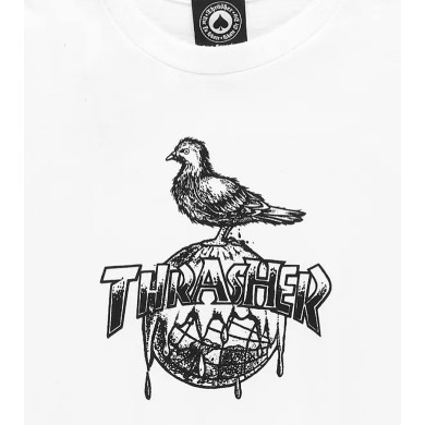 Thrasher X Antihero S/S T-Shirt Cover The Earth