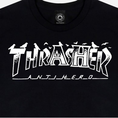 Thrasher X Antihero Κοντομάνικο Μπλουζάκι Pigeon Mag