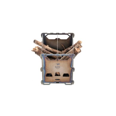 Keith Stove Titanium Alloy Backpacking Wood Stove Κάμπινγκ