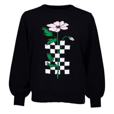 Santa Cruz Wns Crew Checkerbloom Knit