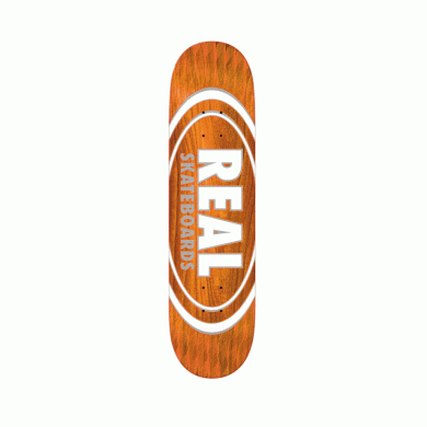 Real Skateboards Team Oval Deck - Pearl Patterns Design