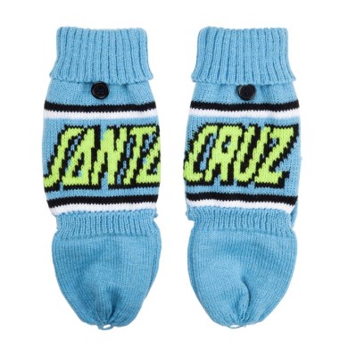 Santa Cruz Women's Beanie Strip Beanie & Mitten